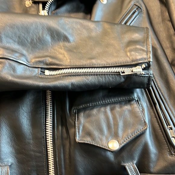 Leather Motorcycle Jacket - Picture 6 of 6